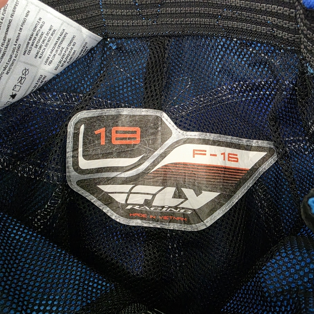 Fly Racing Pants F-16 Blue Size 18 - Picture 11 of 14